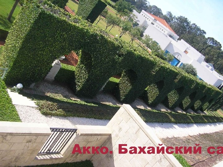Акко. Бахайский са 