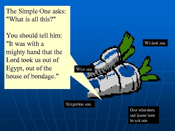 The Simple One asks: 