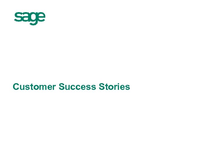 Customer Success Stories 