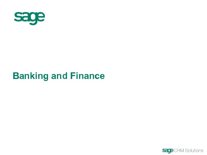 Banking and Finance 