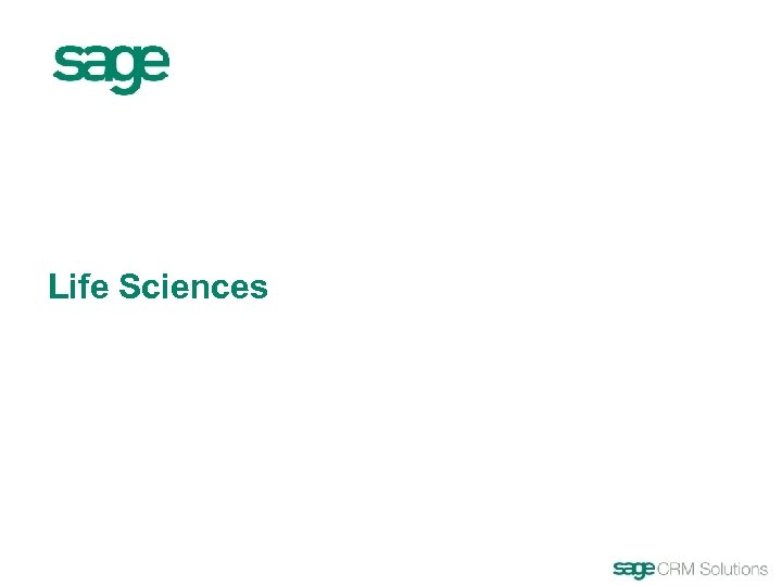 Life Sciences 