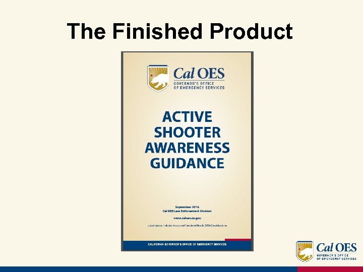 The Finished Product 