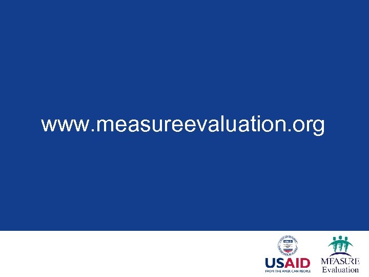 www. measureevaluation. org 