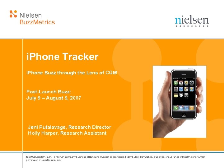 i. Phone Tracker i. Phone Buzz through the Lens of CGM Post-Launch Buzz: July