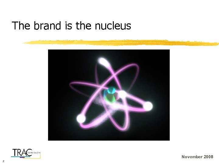 The brand is the nucleus November 2008 5 