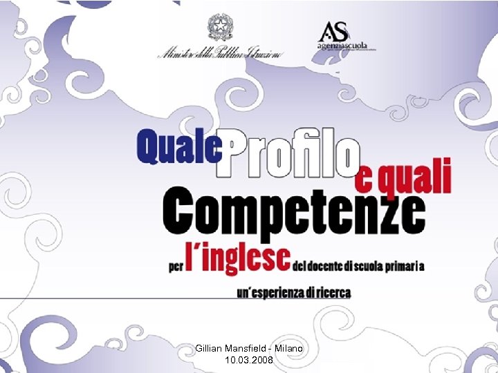 Gillian Mansfield - Milano 10. 03. 2008 