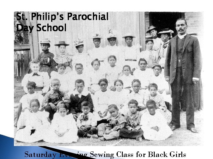 St. Philip’s Parochial Day School Saturday Evening Sewing Class for Black Girls 