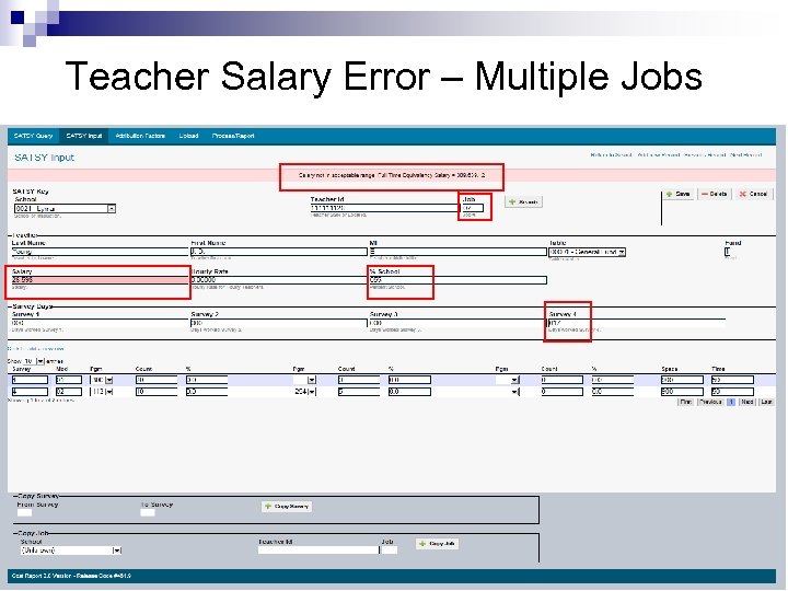 Teacher Salary Error – Multiple Jobs 