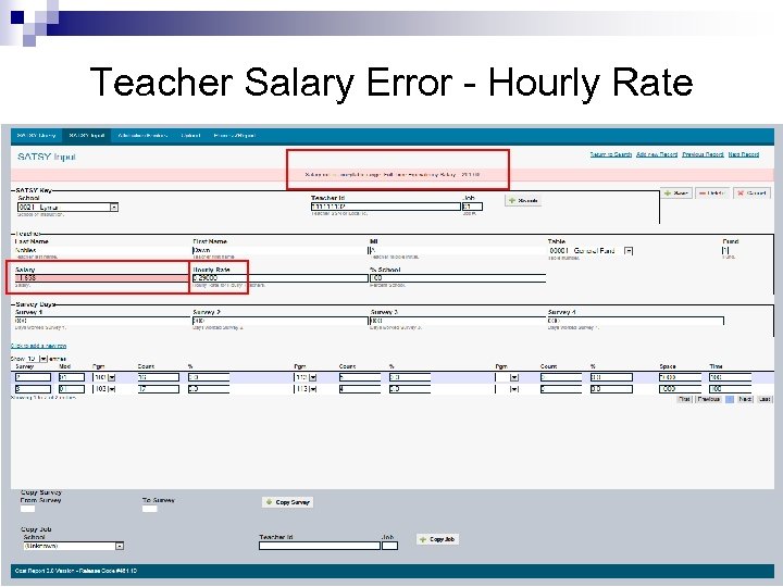 Teacher Salary Error - Hourly Rate 