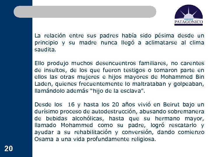 La relación entre sus padres había sido pésima desde un principio y su madre