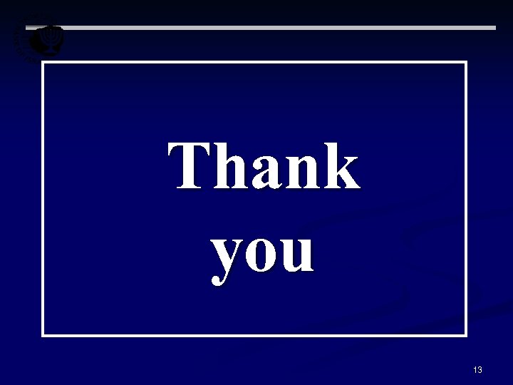 Thank you 13 