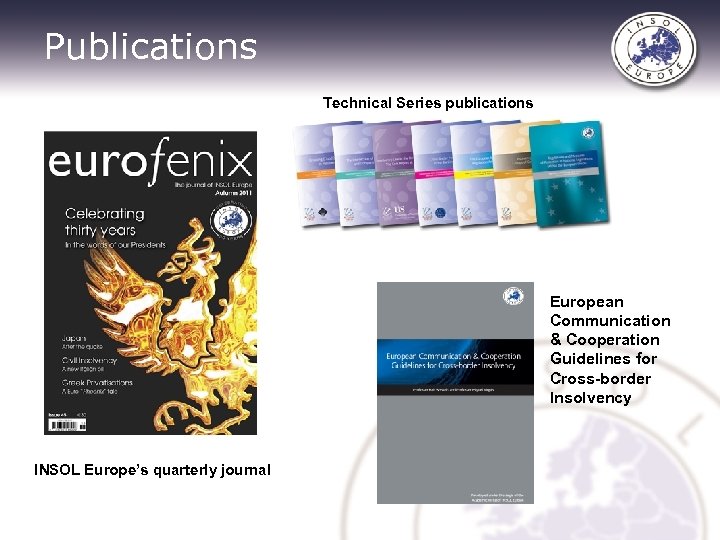 Publications Technical Series publications European Communication & Cooperation Guidelines for Cross-border Insolvency INSOL Europe’s