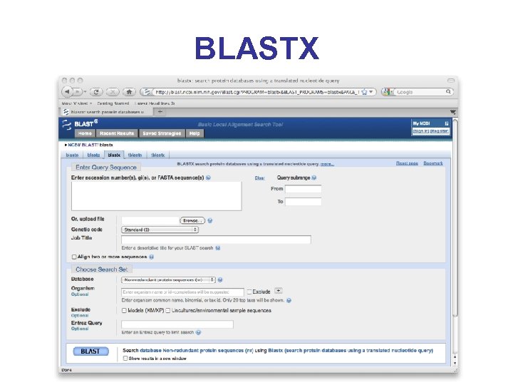 BLASTX 