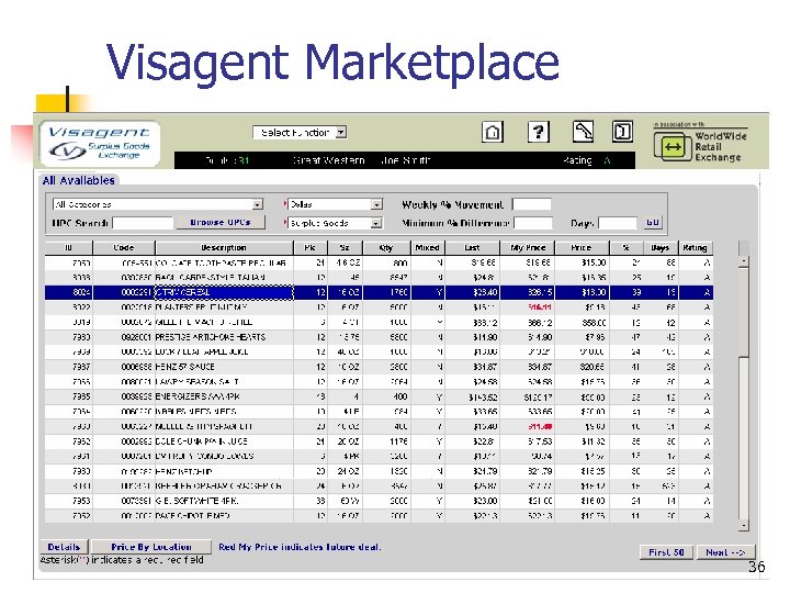 Visagent Marketplace 36 