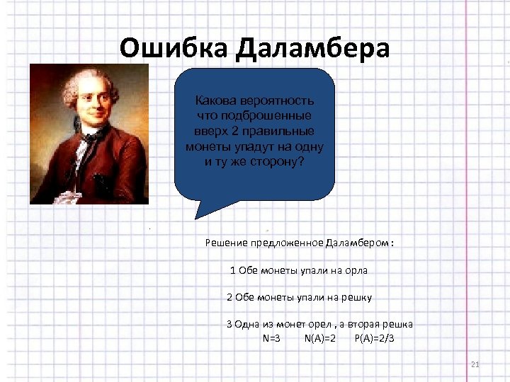 Какова продолжить. Теория Даламбера. Ошибка Даламбера. Какова вероятность того что самолет упадет. Картинки для презентации по теории вероятности.