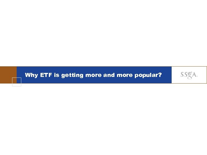 Why ETF is getting more and more popular? 