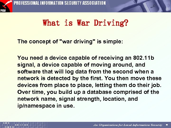 What is War Driving? The concept of 