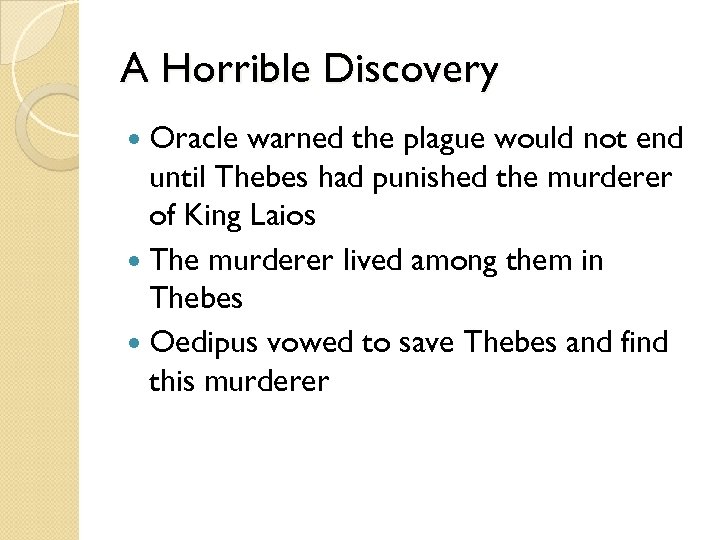 A Tragic Myth House of Thebes Myth