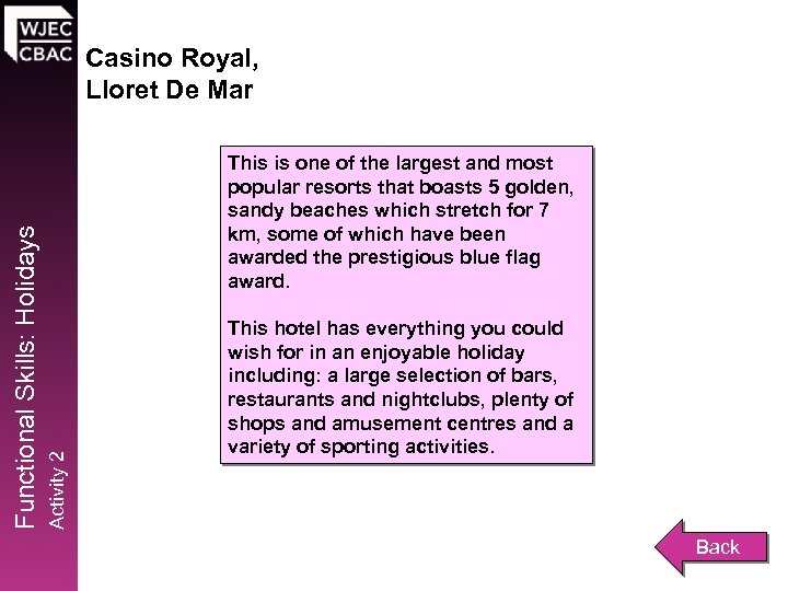 This is one of the largest and most popular resorts that boasts 5 golden,