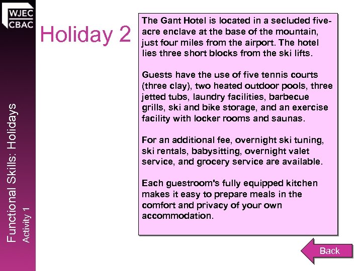 Guests have the use of five tennis courts (three clay), two heated outdoor pools,