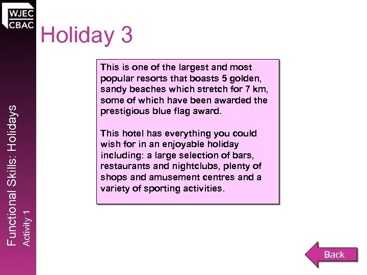 This is one of the largest and most popular resorts that boasts 5 golden,