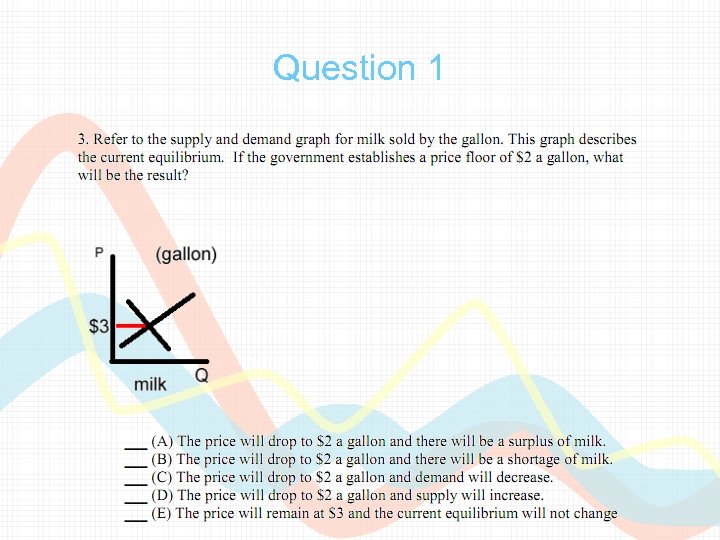 Question 1 