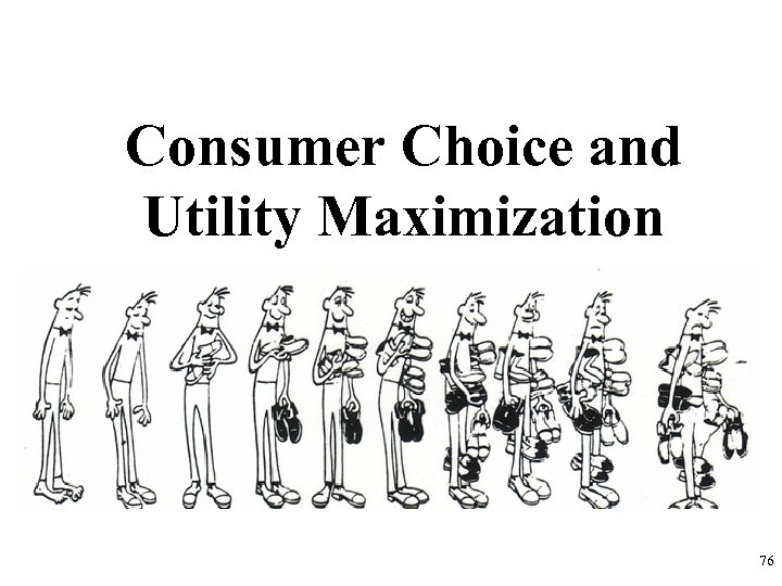 Consumer Choice and Utility Maximization 76 