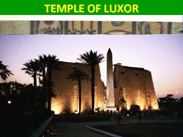 TEMPLE OF LUXOR 