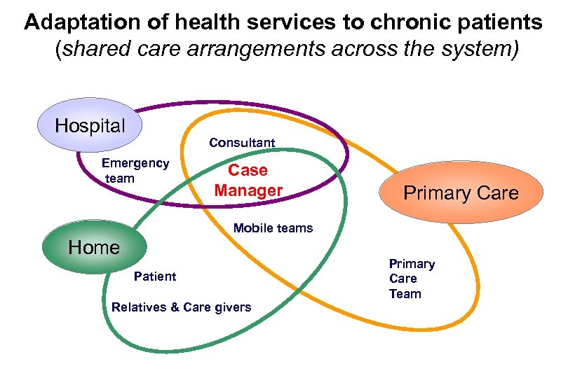 Adaptation of health services to chronic patients (shared care arrangements across the system) Hospital