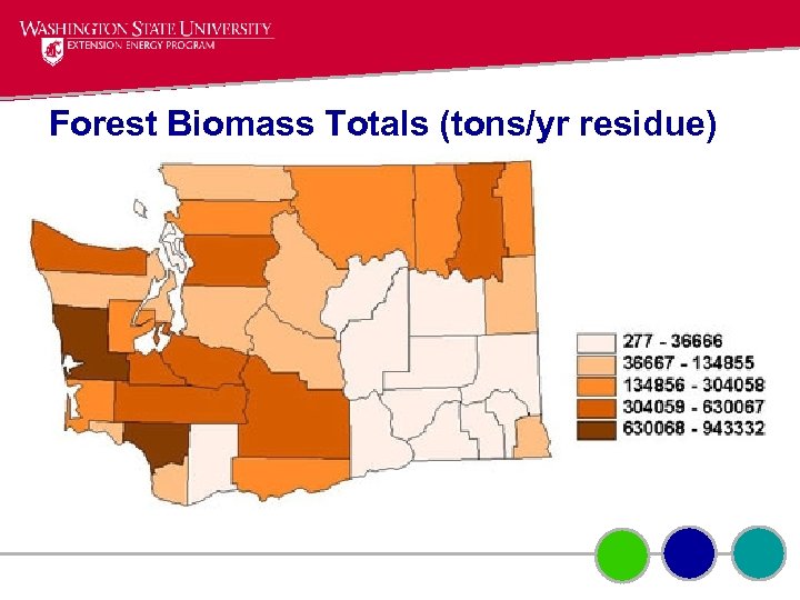 Forest Biomass Totals (tons/yr residue) 