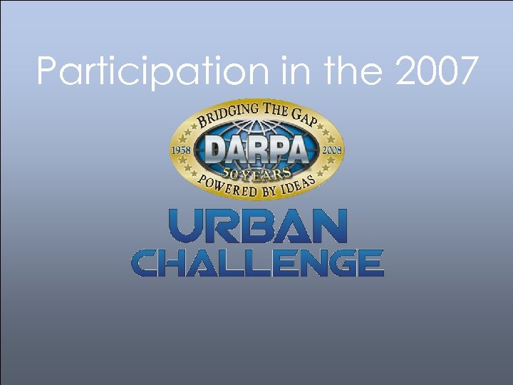 Participation in the 2007 