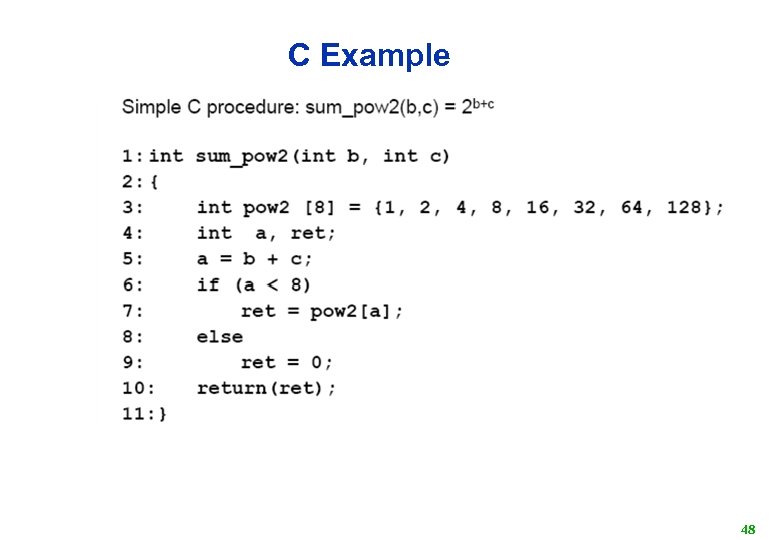 C Example 48 