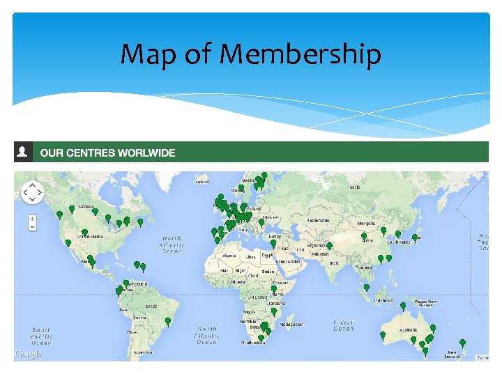 Map of Membership 