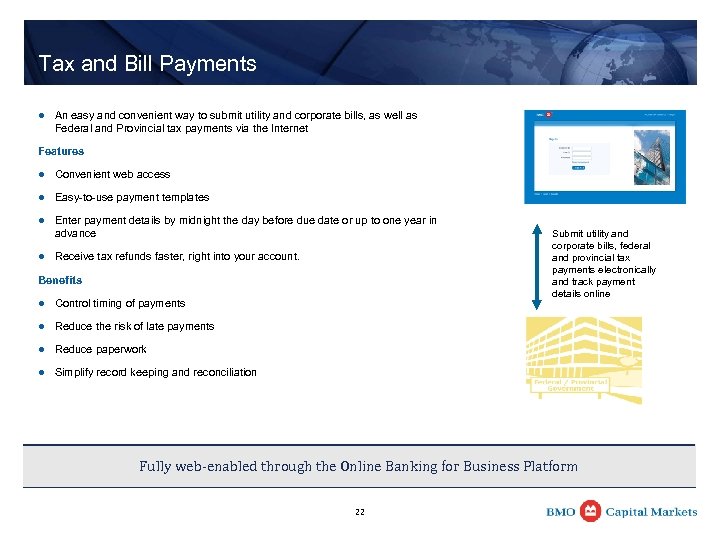 Tax and Bill Payments l An easy and convenient way to submit utility and
