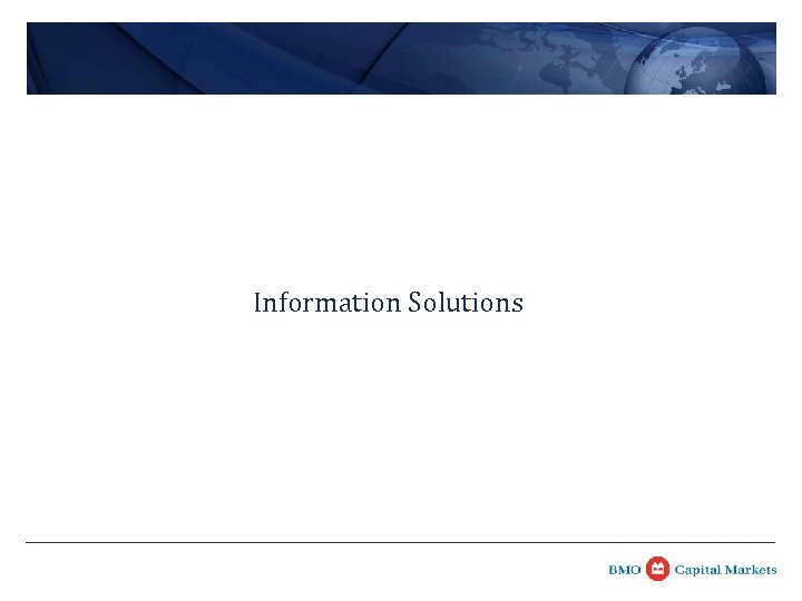 Information Solutions 