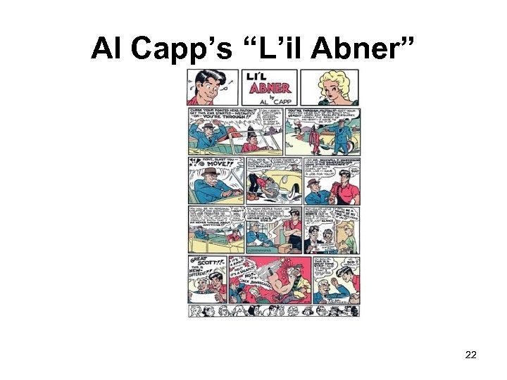 Al Capp’s “L’il Abner” 22 