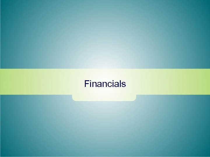 Financials 