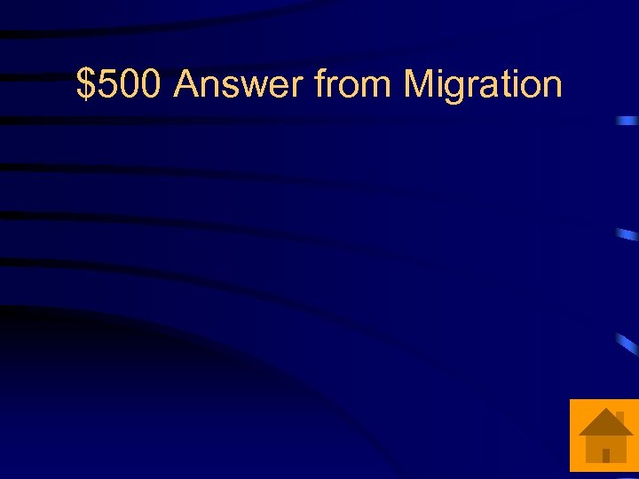 $500 Answer from Migration 