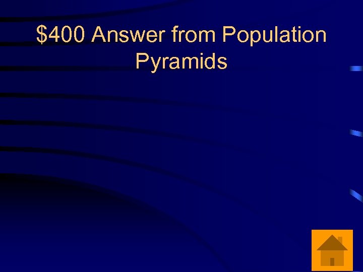 $400 Answer from Population Pyramids 