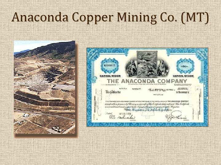 Anaconda Copper Mining Co. (MT) 