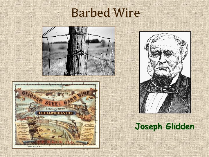 Barbed Wire Joseph Glidden 