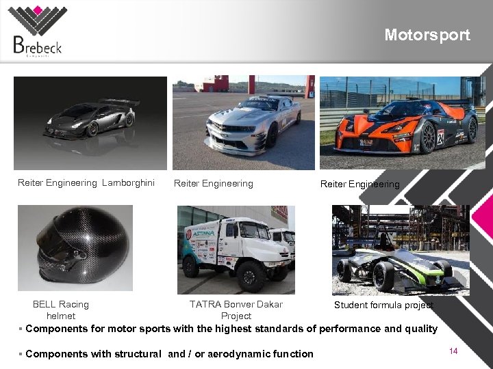 Motorsport Reiter Engineering Lamborghini BELL Racing helmet Reiter Engineering TATRA Bonver Dakar Project Reiter