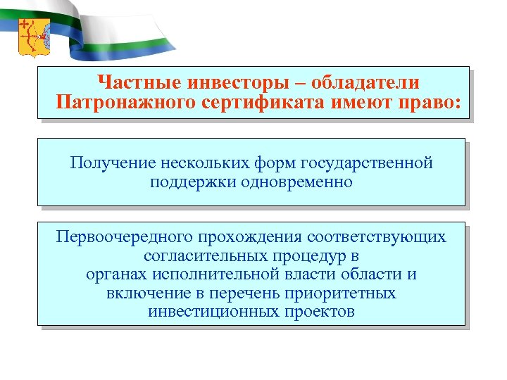 Государственная поддержка частных инвесторов. Поддержка частных инвесторов..