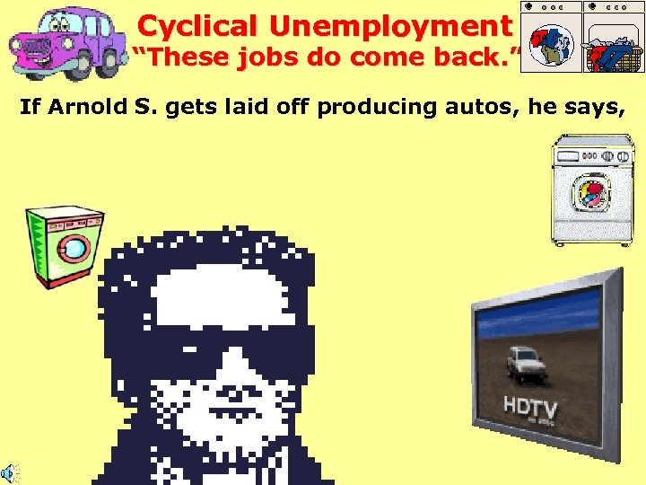 Cyclical Unemployment “These jobs do come back. ” If Arnold S. gets laid off