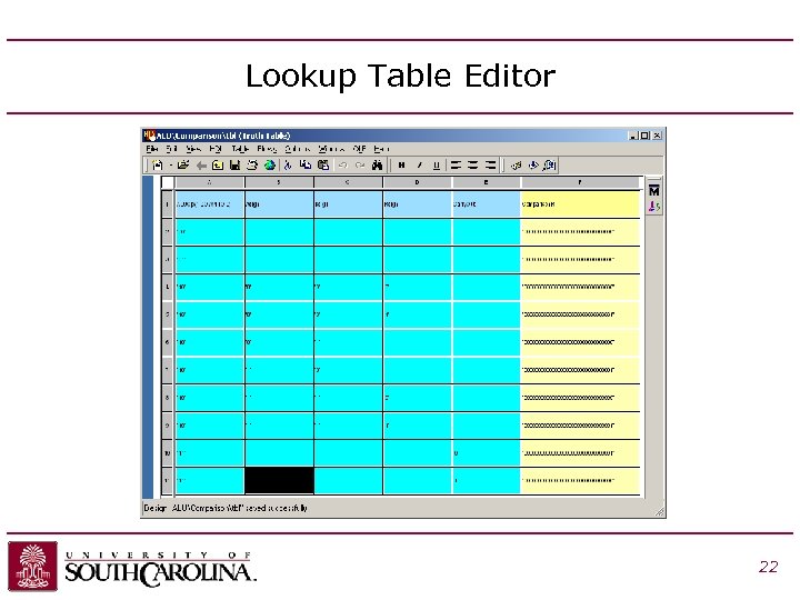 Lookup Table Editor 22 