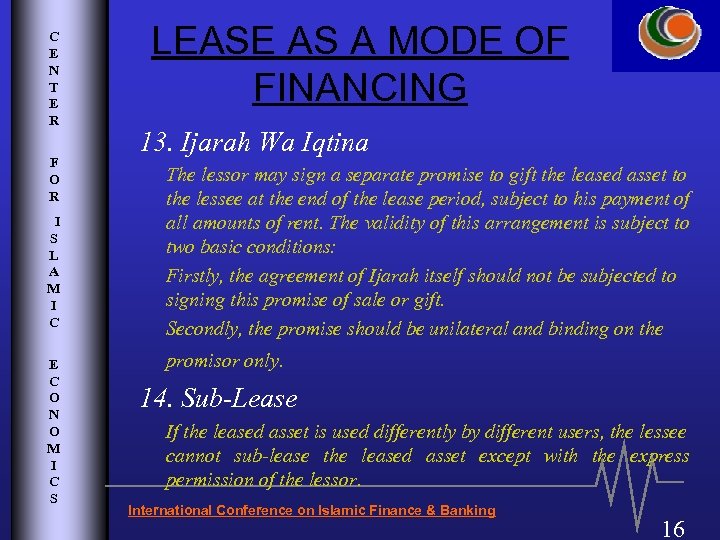 C E N T E R F O R I S L A M