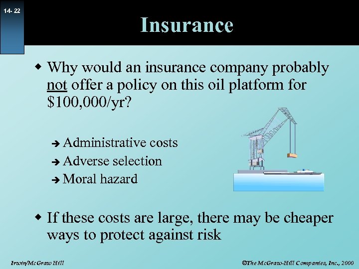 14 - 22 Insurance w Why would an insurance company probably not offer a