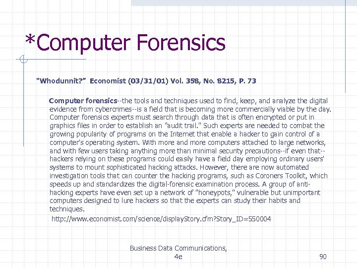 *Computer Forensics 