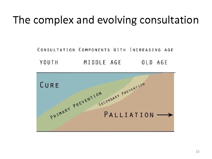 The complex and evolving consultation 13 