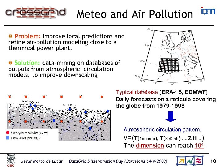 Meteo and Air Pollution Problem: Improve local predictions and refine air-pollution modeling close to